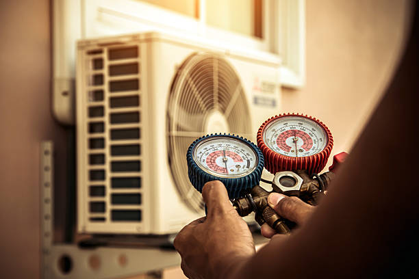 Professional Ac Installation technician working in Rolesville, NC